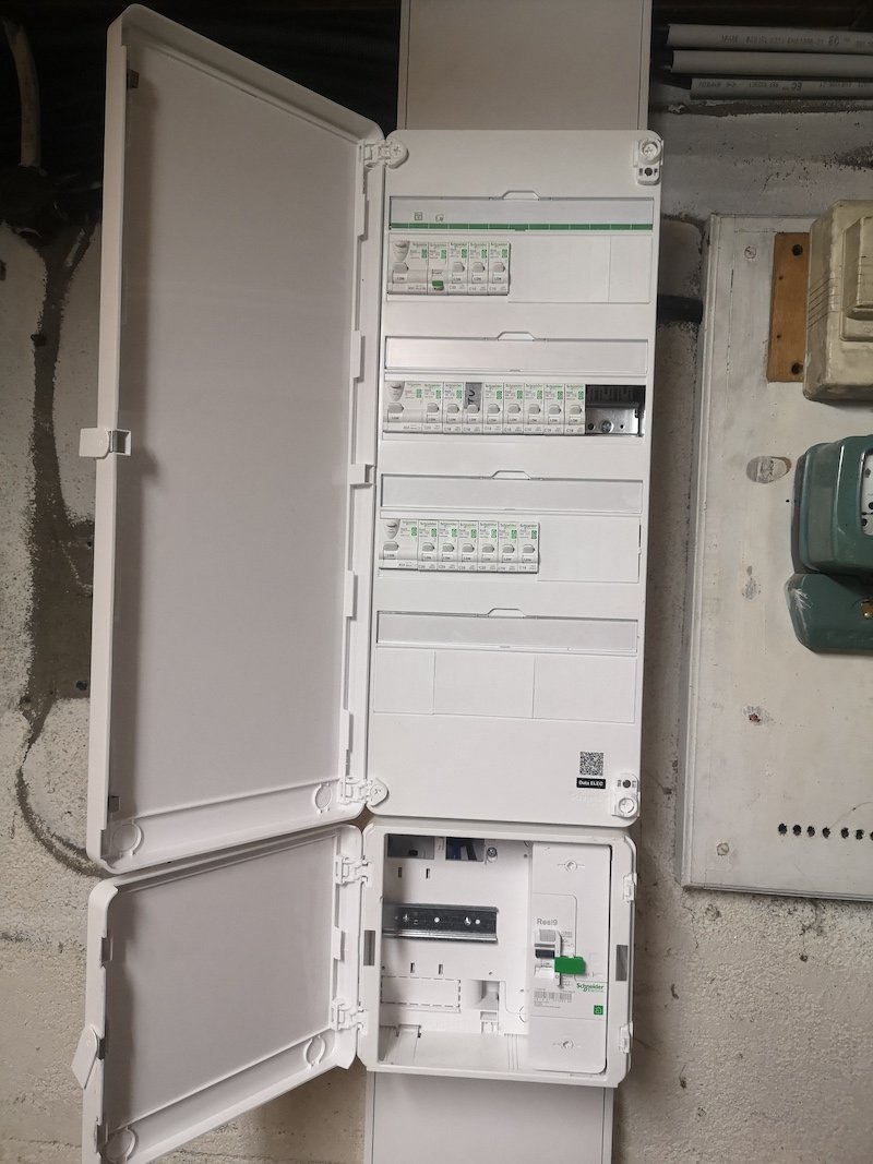 Travaux d'électricité